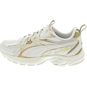 Puma Milenio Tech WMNS Dayinight Damen-Sneaker, Vapor Gray Gold, Warmweiß, 39 EU Puma Milenio Tech WMNS Dayinight Damen-Sneaker, Vapor Gray Gold, Warmweiß, 39 EU