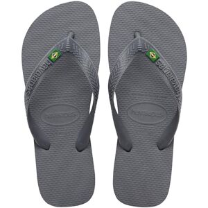 Havaianas Top Brasil Unisex FlipFlop Steel Grey 41 EU Havaianas Top Brasil Unisex FlipFlop Steel Grey 41 EU