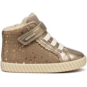 Geox Jungen Mädchen B MIRROLESS Girl Sneaker, Dark BEIGE, 26 EU Geox Jungen Mädchen B MIRROLESS Girl Sneaker, Dark BEIGE, 26 EU