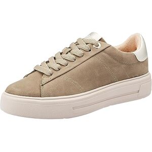 s.Oliver Damen Sneaker flach Elegant mit Schnürsenkeln und Reißverschluss, Grün (Khaki), 39 EU s.Oliver Damen Sneaker flach Elegant mit Schnürsenkeln und Reißverschluss, Grün (Khaki), 39 EU
