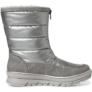 Jana Damen Winterstiefel ohne Absatz mit Reißverschluss Gefüttert Weite H Mehrweite, Silber (Silver Comb), 40 EU Jana Damen Winterstiefel ohne Absatz mit Reißverschluss Gefüttert Weite H Mehrweite, Silber (Silver Comb), 40 EU