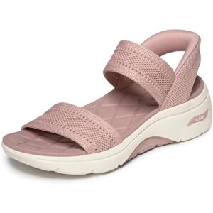 Skechers Women's Go Walk Arch Fit 2.0 Sandal Flat, Purple, 38 EU Skechers Women's Go Walk Arch Fit 2.0 Sandal Flat, Purple, 38 EU