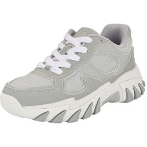 Guess Damen Norina Sneaker, Light Grey 051, 39.5 EU Guess Damen Norina Sneaker, Light Grey 051, 39.5 EU