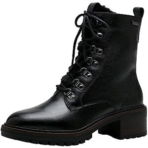 Tamaris Damen Schnürstiefel Materialmix aus Leder und Textil Winter gefüttert; BLACK/schwarz; 37 EU Tamaris Damen Schnürstiefel Materialmix aus Leder und Textil Winter gefüttert; BLACK/schwarz; 37 EU