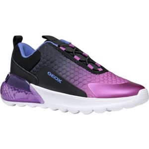 Geox Mädchen J Activart Illuminus Sneaker, Black Purple, 25 EU Geox Mädchen J Activart Illuminus Sneaker, Black Purple, 25 EU