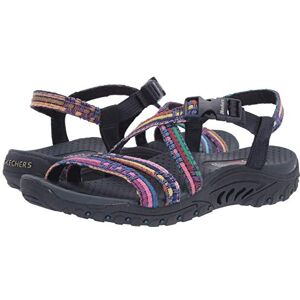 Skechers Damen Reggae – Sew Me – Boho-gewebter Riemchen-Slingback Sandale, Navy Blue Multicoloured, 37 EU Skechers Damen Reggae – Sew Me – Boho-gewebter Riemchen-Slingback Sandale, Navy Blue Multicoloured, 37 EU