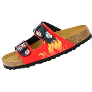 Lico Jungen BIOLINE KIDS FLAME Pantoletten, Rot, 31 EU Lico Jungen BIOLINE KIDS FLAME Pantoletten, Rot, 31 EU