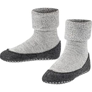 FALKE Stoppersocken Cosyshoe Minis K Hp Wolle rutschhemmende Noppen 1 Paar, Grau Light Grey 3400, 21-22 FALKE Stoppersocken Cosyshoe Minis K Hp Wolle rutschhemmende Noppen 1 Paar, Grau Light Grey 3400, 21-22