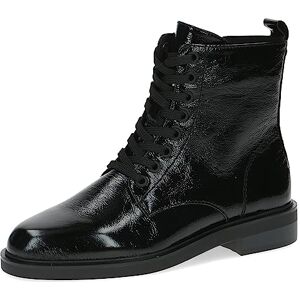 CAPRICE Damen Stiefeletten zum Schnüren aus Leder mit Reißverschluss, Schwarz (Black Naplak), 38 EU CAPRICE Damen Stiefeletten zum Schnüren aus Leder mit Reißverschluss, Schwarz (Black Naplak), 38 EU