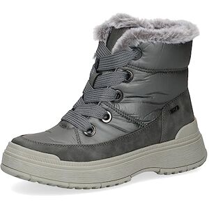 CAPRICE Damen Winterstiefeletten zum Schnüren Airmotion Gefüttert mit Reißverschluss Weite G, Grau (Dk Grey Comb), 39 EU CAPRICE Damen Winterstiefeletten zum Schnüren Airmotion Gefüttert mit Reißverschluss Weite G, Grau (Dk Grey Comb), 39 EU