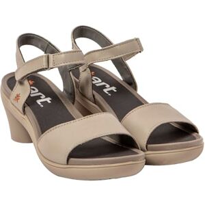 ART Damen 1475 Alfama Sandale mit Absatz, Nappa Sesam, 41 EU ART Damen 1475 Alfama Sandale mit Absatz, Nappa Sesam, 41 EU