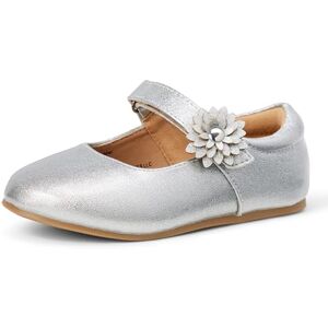 Amazon Essentials Mädchen Mary Jane Ballerinas, Silber Glitter, 23 EU Amazon Essentials Mädchen Mary Jane Ballerinas, Silber Glitter, 23 EU