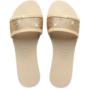Havaianas You Angra Glitter, Bequeme, stylische, langlebige, breite Strap Glitter Thong Sandalen, für Damen Havaianas You Angra Glitter, Bequeme, stylische, langlebige, breite Strap Glitter Thong Sandalen, für Damen