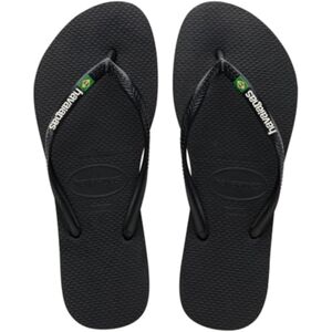 Havaianas Slim Brasil Logo, Bequeme, Robuste und Leichte Badelatschen für Frauen, Hommage an Brasilien, Flagge auf Riemen und Sohlen Havaianas Slim Brasil Logo, Bequeme, Robuste und Leichte Badelatschen für Frauen, Hommage an Brasilien, Flagge auf Riemen und Sohlen