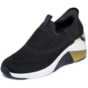 Skechers Damen A-keil – Crecent Hands Free Slip-ins Sneaker, Schwarz, 36 EU Skechers Damen A-keil – Crecent Hands Free Slip-ins Sneaker, Schwarz, 36 EU