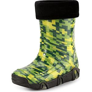 Ladeheid Kinder Mädchen Jungen Gummistiefel Gefüttert Swk2021 (Muster-43, 21/22 EU) Ladeheid Kinder Mädchen Jungen Gummistiefel Gefüttert Swk2021 (Muster-43, 21/22 EU)