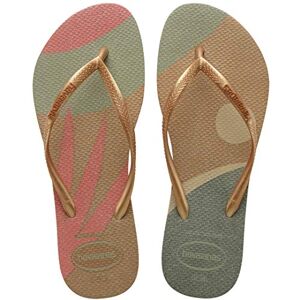 Havaianas Slim Palette Glow (Mini Me) Mädchen FlipFlop Sand Grey/Golden 23 EU Havaianas Slim Palette Glow (Mini Me) Mädchen FlipFlop Sand Grey/Golden 23 EU