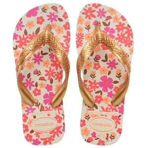 Havaianas Kids Flores Mädchen FlipFlop Beige/Golden 23 EU Havaianas Kids Flores Mädchen FlipFlop Beige/Golden 23 EU
