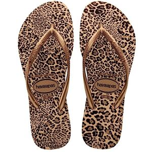 Havaianas Slim Animals (Mini Me) Mädchen FlipFlop Sand Grey/Golden 27 EU Havaianas Slim Animals (Mini Me) Mädchen FlipFlop Sand Grey/Golden 27 EU