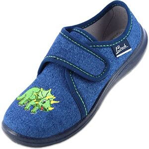 Beck Jungen Happy Dino Hausschuhe, Blau, 32 EU Beck Jungen Happy Dino Hausschuhe, Blau, 32 EU