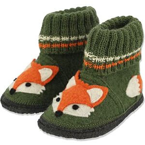Beck Jungen Hausschuh Fuchs, Grün, 26 EU Beck Jungen Hausschuh Fuchs, Grün, 26 EU