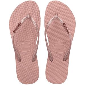 Havaianas Slim Logo Metallic Damen FlipFlop Crocus Rose/Apricot Red 33 EU Havaianas Slim Logo Metallic Damen FlipFlop Crocus Rose/Apricot Red 33 EU