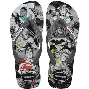 Havaianas Top Herois Dc Unisex FlipFlop Gray/Black/Graphite 37 EU Havaianas Top Herois Dc Unisex FlipFlop Gray/Black/Graphite 37 EU