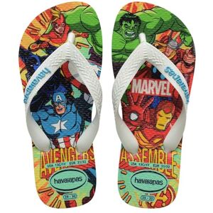 Havaianas Kids Top Marvel II Jungen FlipFlop White/White/Blue 35 EU Havaianas Kids Top Marvel II Jungen FlipFlop White/White/Blue 35 EU