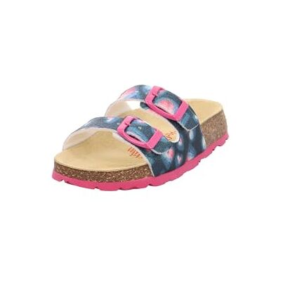 Superfit Mädchen FUSSBETTPANTOFFEL BLAU/MEHRFARBIG 8230 Superfit Mädchen FUSSBETTPANTOFFEL BLAU/MEHRFARBIG 8230