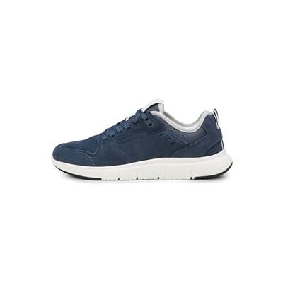 Marc O' Polo Marc OߴPolo Herren Sneaker flach aus Veloursleder leicht, Blau (Stormy Blue), 42 Marc O' Polo Marc OߴPolo Herren Sneaker flach aus Veloursleder leicht, Blau (Stormy Blue), 42