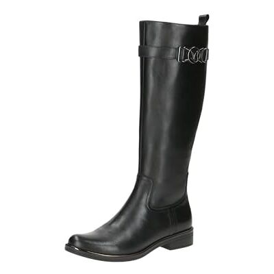CAPRICE Damen Hohe Stiefel mit Absatz aus Leder Elegant, Schwarz (Black Nappa), 37 EU CAPRICE Damen Hohe Stiefel mit Absatz aus Leder Elegant, Schwarz (Black Nappa), 37 EU