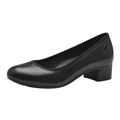 Tamaris Comfort Damen Pumps aus Leder Kleiner Absatz, Schwarz (Black), 41 EU Tamaris Comfort Damen Pumps aus Leder Kleiner Absatz, Schwarz (Black), 41 EU