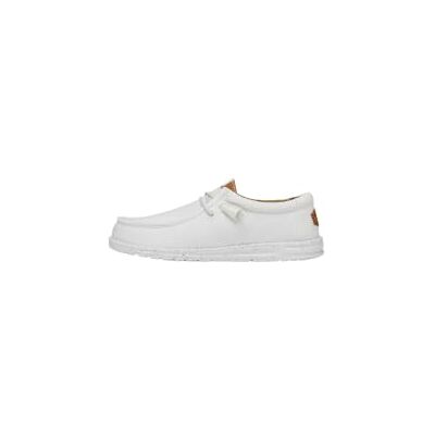 HEYDUDE Herren Wally Washed Canvas Mokassin, Weiß, 42 EU HEYDUDE Herren Wally Washed Canvas Mokassin, Weiß, 42 EU