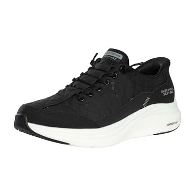 Skechers Herren Contour Foam Cozy Fit Hands Free Slip In Sneaker, Schwarz/Weiß, 45 EU Skechers Herren Contour Foam Cozy Fit Hands Free Slip In Sneaker, Schwarz/Weiß, 45 EU