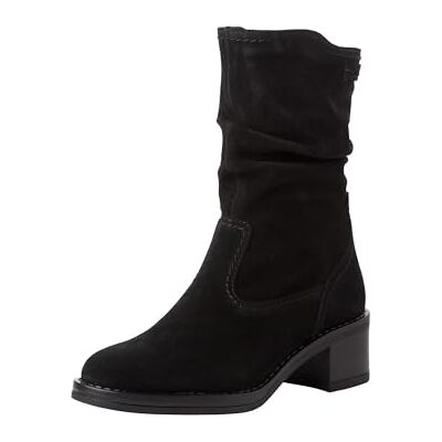 Tamaris Damen Absatzstiefelette Leder bequem; BLACK, EU 36 Tamaris Damen Absatzstiefelette Leder bequem; BLACK, EU 36