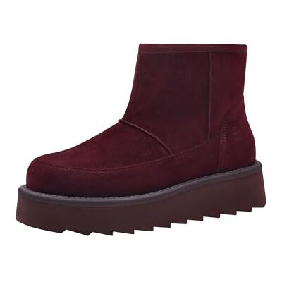 Tamaris Damen Warmfutter Stiefel Leder Wechselfußbett; MERLOT, EU 38 Tamaris Damen Warmfutter Stiefel Leder Wechselfußbett; MERLOT, EU 38