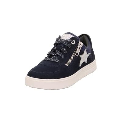 Superfit Mädchen Stella Sneaker, Blau Silber 8020, 38 EU Superfit Mädchen Stella Sneaker, Blau Silber 8020, 38 EU