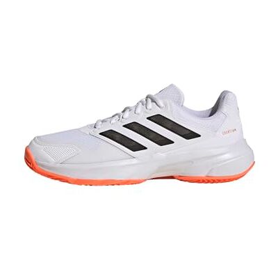 Adidas Herren CourtJam Control 3 Clay Tennis Shoes, FTWR White/core Black/Lucid Orange, 41 1/3 EU Adidas Herren CourtJam Control 3 Clay Tennis Shoes, FTWR White/core Black/Lucid Orange, 41 1/3 EU