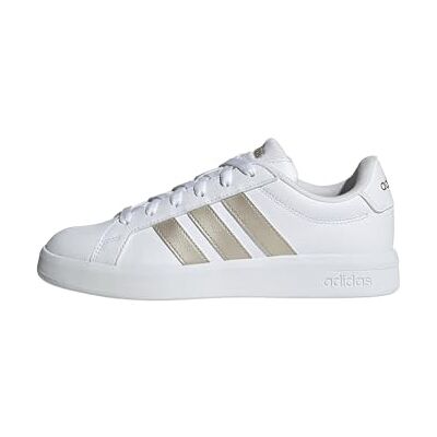 Adidas Damen Grand Court Base 3.0 Shoes, FTWR White/Cyber Met./FTWR White, 39 1/3 EU Adidas Damen Grand Court Base 3.0 Shoes, FTWR White/Cyber Met./FTWR White, 39 1/3 EU