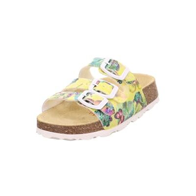 Superfit Mädchen FUSSBETTPANTOFFEL GELB/MEHRFARBIG 6060 Superfit Mädchen FUSSBETTPANTOFFEL GELB/MEHRFARBIG 6060