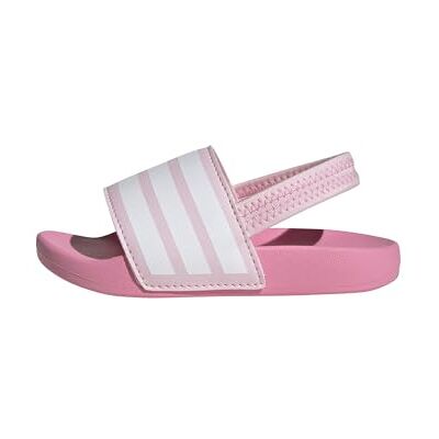 Adidas Unisex Baby ADILETTE ESTRAP SLIDES INFANTS, Clear Pink/Cloud White/Bliss Pink, 25 EU Adidas Unisex Baby ADILETTE ESTRAP SLIDES INFANTS, Clear Pink/Cloud White/Bliss Pink, 25 EU
