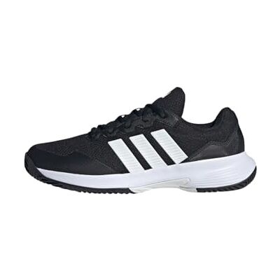 Adidas Herren GAMECOURT 2 Tennis Shoes, core Black/FTWR White/Silver met., 40 EU Adidas Herren GAMECOURT 2 Tennis Shoes, core Black/FTWR White/Silver met., 40 EU