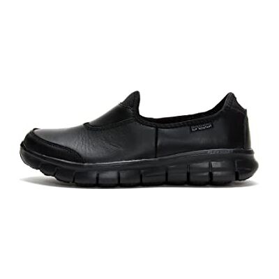 Skechers Damen Sure Track Sicherheitsschuhe, Black Leather, 40 EU Skechers Damen Sure Track Sicherheitsschuhe, Black Leather, 40 EU