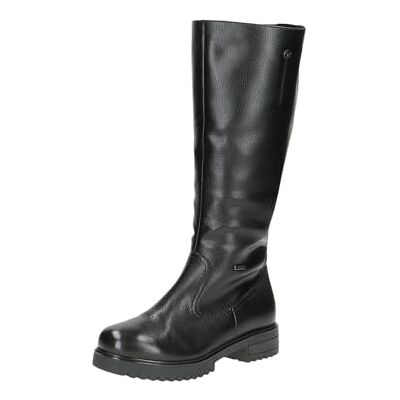 CAPRICE Damen Hohe Stiefel ohne Absatz Gefüttert Wasserabweisend, Schwarz (Black Nappa), 37 EU CAPRICE Damen Hohe Stiefel ohne Absatz Gefüttert Wasserabweisend, Schwarz (Black Nappa), 37 EU