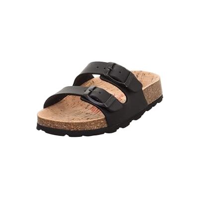 Superfit Jungen Fussbettpantoffel Hausschuhe 1-800111 Sandale, Schwarz 0120, 38 EU Superfit Jungen Fussbettpantoffel Hausschuhe 1-800111 Sandale, Schwarz 0120, 38 EU