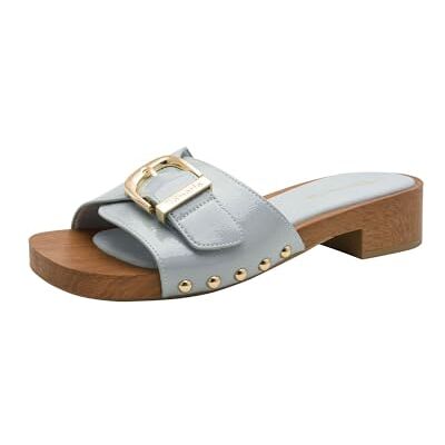 Tamaris Damen Pantolette mit Keilabsatz, blau, 41 EU Tamaris Damen Pantolette mit Keilabsatz, blau, 41 EU