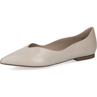 CAPRICE Damen Ballerinas aus Leder, Beige (Cream Perlato), 40 CAPRICE Damen Ballerinas aus Leder, Beige (Cream Perlato), 40