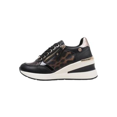 XTI Sportschuhe Sneaker Damen Leopard Bequeme und vielseitige Schuhe Casual Mode Modell 14437801 (Größe 40) XTI Sportschuhe Sneaker Damen Leopard Bequeme und vielseitige Schuhe Casual Mode Modell 14437801 (Größe 40)