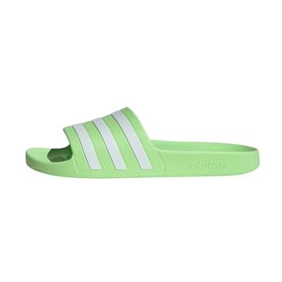 Adidas Unisex Adilette Aqua Slides, Green Spark/Cloud White/Green Spark, 46 EU Adidas Unisex Adilette Aqua Slides, Green Spark/Cloud White/Green Spark, 46 EU