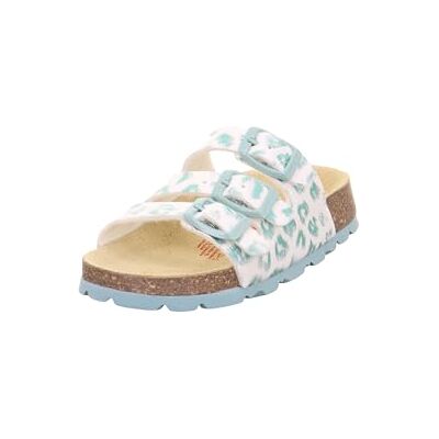 Superfit Mädchen FUSSBETTPANTOFFEL WEISS/MINT 1150 Superfit Mädchen FUSSBETTPANTOFFEL WEISS/MINT 1150